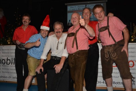 Gruppenbild mit Sepp Silberberger